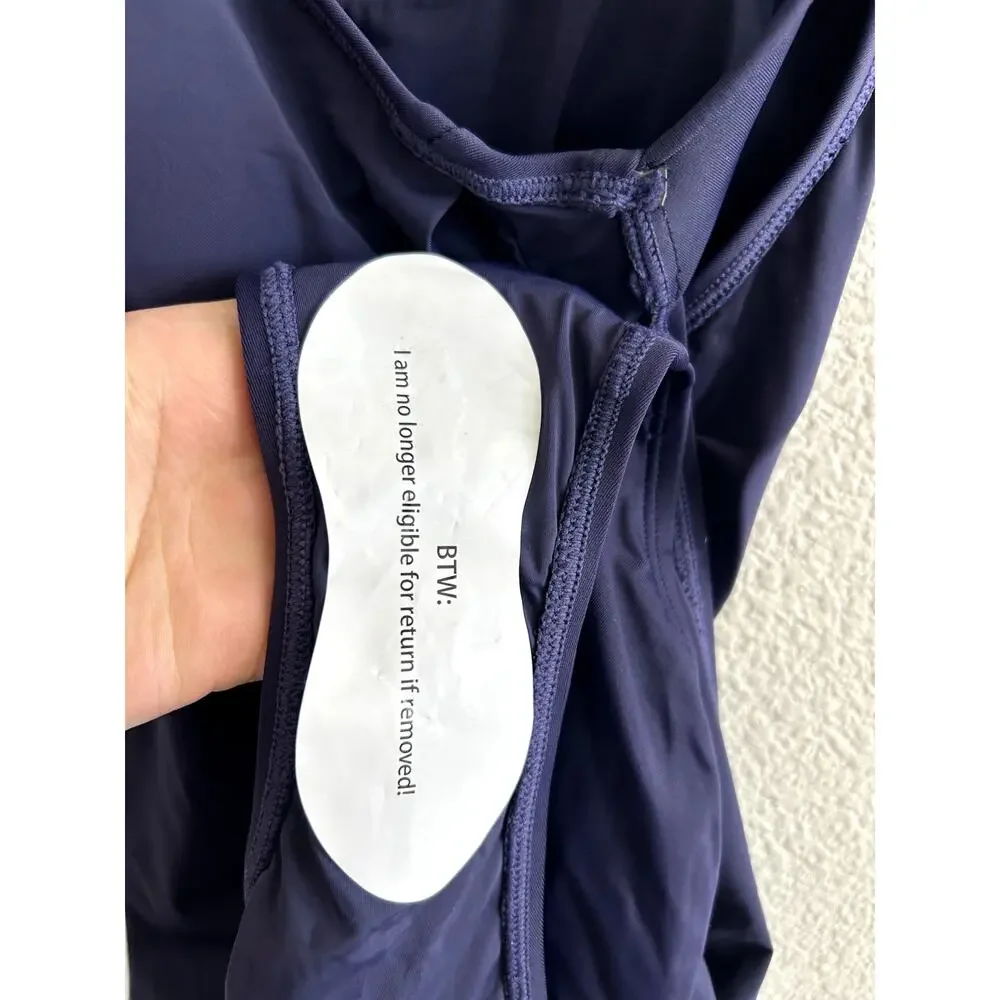 Andie Swim the Tulum Eco Nylon One Piece in Navy XL NWT